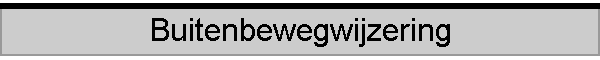Buitenbewegwijzering